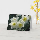 Carte Joyeux anniversaire (Fleur jaune)