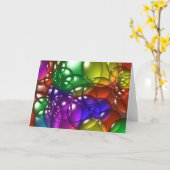 Carte Joyeux anniversaire (Fleur jaune)