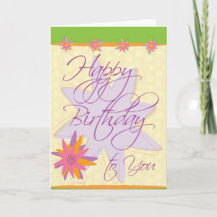Carte Joyeux anniversaire