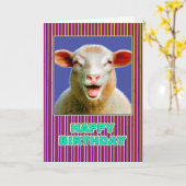 Carte Joyeux anniversaire (Fleur jaune)