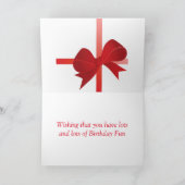 Carte Joyeux anniversaire (Intérieur)