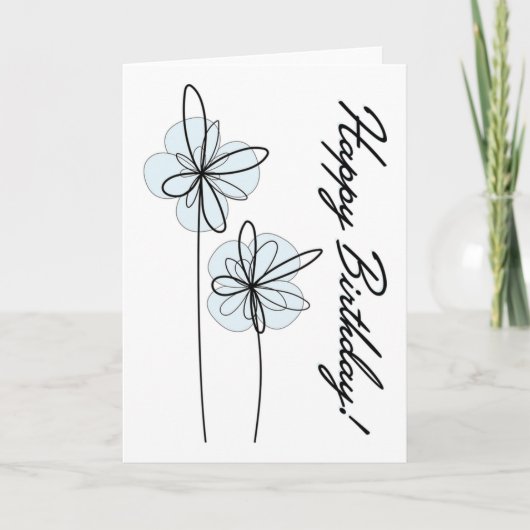 Carte Joyeux anniversaire (Devant)