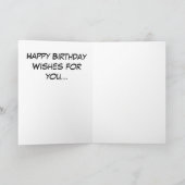 Carte Joyeux anniversaire (Intérieur)