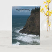 Carte Joyeux anniversaire (Fleur jaune)