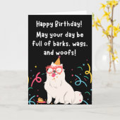 Carte Joyeux anniversaire (Fleur jaune)