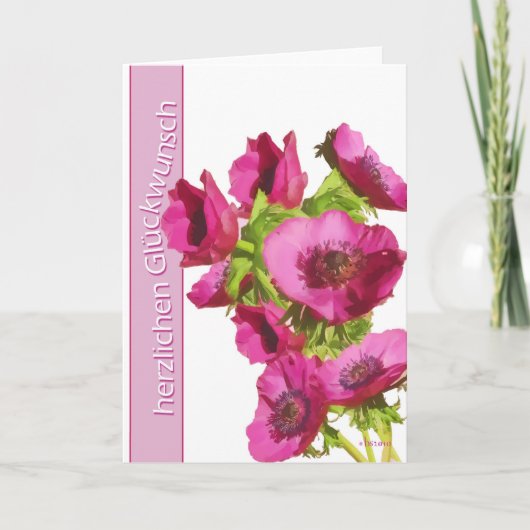 Carte Joyeux anniversaire (Devant)