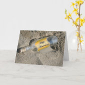 Carte Joyeux anniversaire (Fleur jaune)