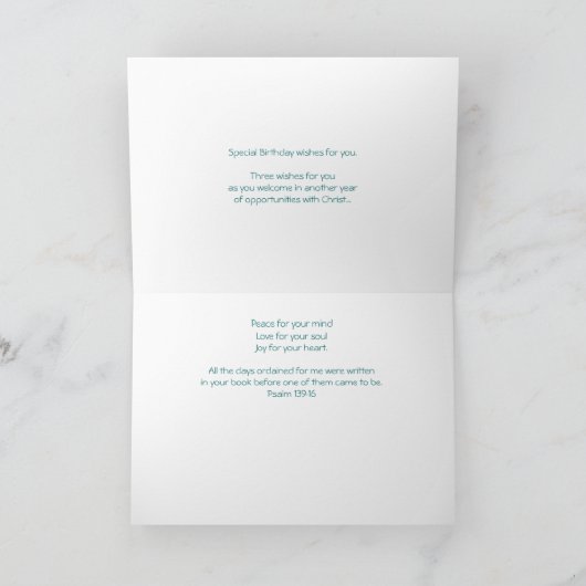 Carte Joyeux anniversaire (Intérieur)