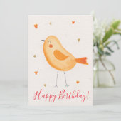 Carte Joyeux Anniversaire (Debout devant)
