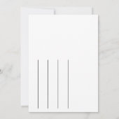 Carte Joyeux Anniversaire (Dos)