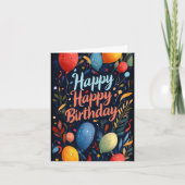 Carte Joyeux Anniversaire (Devant)