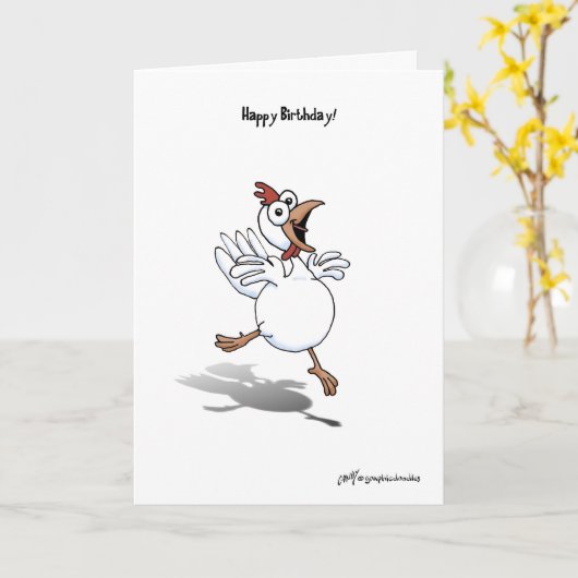 Carte Joyeux anniversaire ! (Fleur jaune)