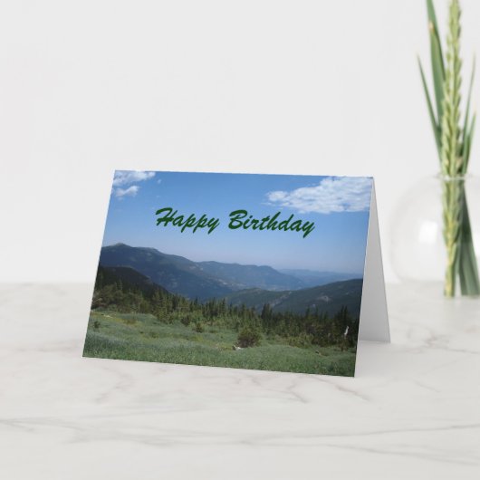 Carte Joyeux anniversaire (Devant)