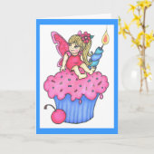 Carte Joyeux anniversaire (Fleur jaune)