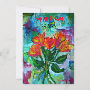 Carte Joyeux anniversaire