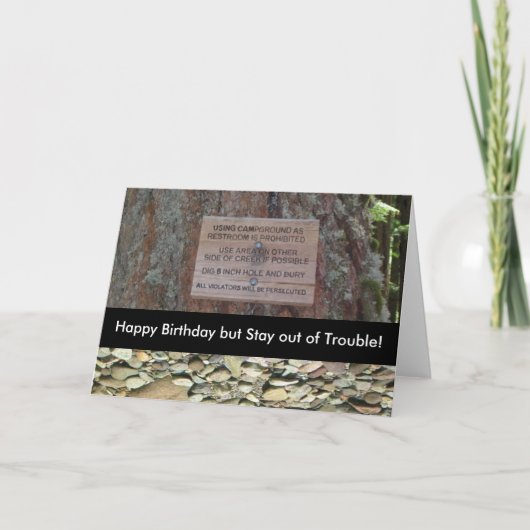 Carte Joyeux anniversaire (Devant)