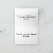 Carte "Joyeux anniversaire" (Intérieur)
