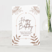 Carte Joyeux Anniversaire  (Devant)