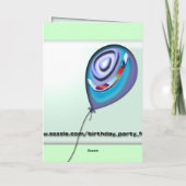 Carte Joyeux anniversaire (Dos)