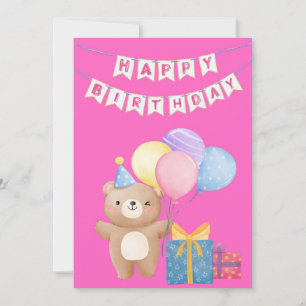 Carte Joyeux anniversaire