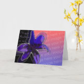 Carte Joyeux Anniversaire (Fleur jaune)