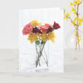 Carte Joyeux Anniversaire ! (Fleur jaune)