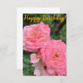 Carte "Joyeux anniversaire !" (Devant / Derrière)