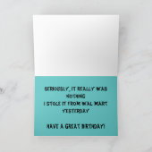 Carte Joyeux anniversaire (Intérieur)