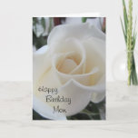 Carte Joyeux anniversaire<br><div class="desc">A perfect white rose,  et a beautiful verse and quote inside,  this is all you need to make your Mother happy on her birthday ! Vous pouvez être customize the inside verse if you want.</div>