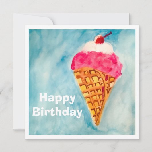 Carte Joyeux Anniversaire (Devant)