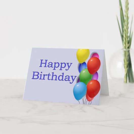 Carte Joyeux anniversaire (Devant)