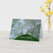 Carte Joyeux anniversaire (Fleur jaune)