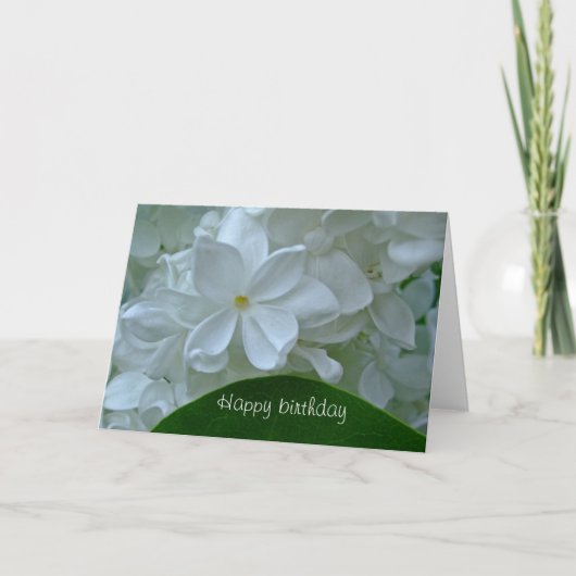 Carte Joyeux anniversaire (Devant)