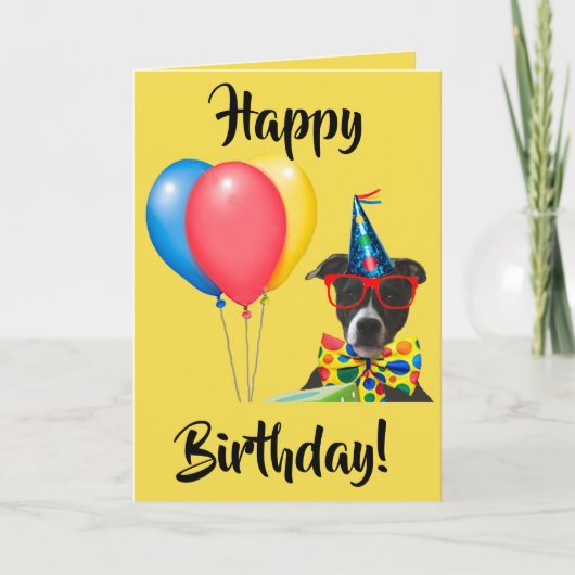 Carte Joyeux Anniversaire ! (Devant)