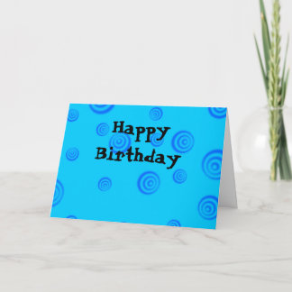 Carte Joyeux anniversaire