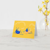 Carte Joyeux anniversaire ! (Fleur jaune)