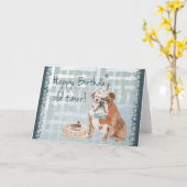 Carte Joyeux anniversaire (Fleur jaune)