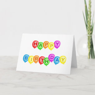 Carte Joyeux anniversaire