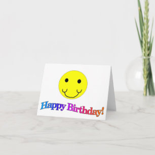 Carte Joyeux anniversaire