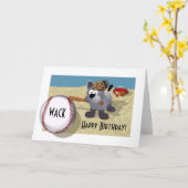 Carte Joyeux anniversaire ! (Fleur jaune)