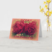 Carte Joyeux anniversaire (Fleur jaune)