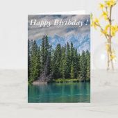 Carte Joyeux Anniversaire (Fleur jaune)