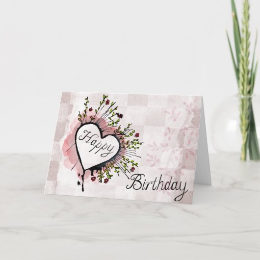 Carte Joyeux Anniversaire (Devant)