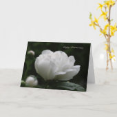 Carte Joyeux anniversaire (Fleur jaune)