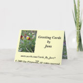 Carte Joyeux anniversaire (Dos)