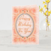 Carte Joyeux anniversaire ! (Fleur jaune)