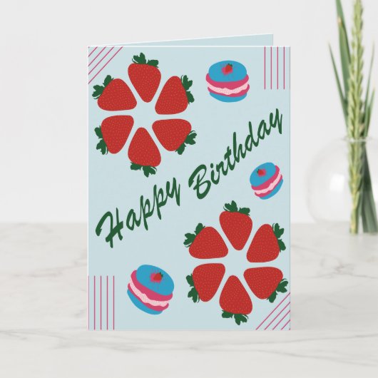 Carte Joyeux anniversaire (Devant)