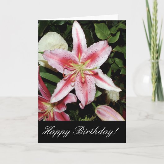 Carte Joyeux anniversaire ! | (Devant)