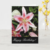 Carte Joyeux anniversaire ! | (Fleur jaune)