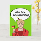 Carte Joyeux anniversaire (Fleur jaune)